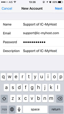 การตั้งค่า Email บน iPhone & iPad